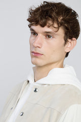 GIUBBINO SUEDE E NAPPA