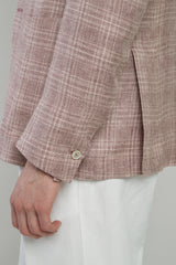 GIACCA MONOPETTO LINO CASHMERE SETA