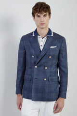GIACCA DOPPIOPETTO CASHMERE SETA LINO