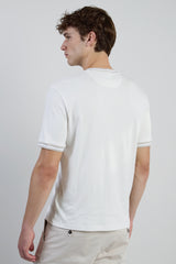 T-SHIRT GIROCOLLO COTONE GIZA