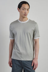 T-SHIRT GIROCOLLO COTONE GIZA