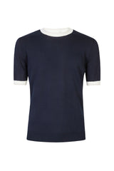 MAGLIA GIROCOLLO COTONE