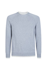 MAGLIA GIROCOLLO COTONE