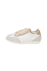 SNEAKERS CANVAS E PELLE VITELLO SCAMOSCIATO