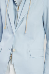 GIACCA MONOPETTO COTONE STRETCH