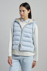 GILET IMBOTTITO VISCOSA COTONE