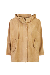 BOMBER IN PELLE SUEDE
