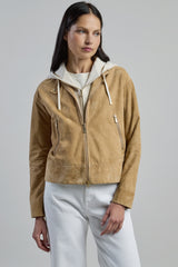 GIUBBINO IN PELLE SUEDE