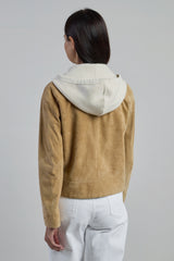 GIUBBINO IN PELLE SUEDE