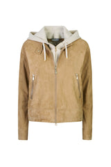GIUBBINO IN PELLE SUEDE