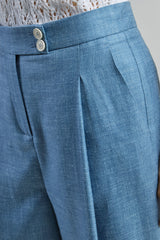 PANTALONE LANA SETA LINO MICRO SPINA