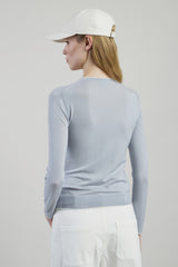MAGLIA GIROCOLLO LANA 14 MICRON CON CONTRASTO