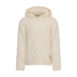 MAGLIA IN LANA CON CAPPUCCIO BAMBINA