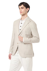 GIACCA MONOPETTO SETA CASHMERE