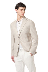 GIACCA MONOPETTO SETA CASHMERE