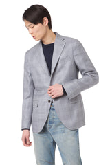 GIACCA MONOPETTO LANA SETA CASHMERE