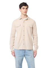 MAGLIA-CAMICIA CASHMERE