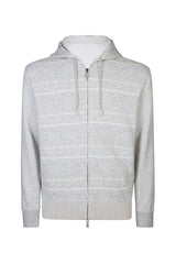 GIUBBINO IN MAGLIA LANA E COTONE CASHMERE