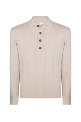 POLO IN MAGLIA COTONE CASHMERE