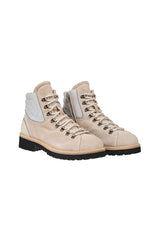 STIVALI SUEDE E PELLE GOMMATA