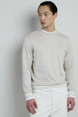 FELPA GIROCOLLO GIZA COTTON