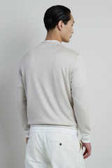 FELPA GIROCOLLO GIZA COTTON