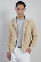 GIUBBINO SUEDE E JERSEY