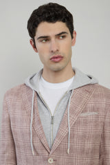 GIACCA MONOPETTO LINO CASHMERE SETA