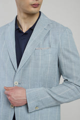 GIACCA MONOPETTO LANA SETA LINO
