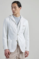 GIACCA CON PETTORINA COTONE LINO COSTA INGLESE