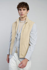 GILET SUEDE