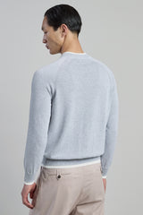 MAGLIA GIROCOLLO COTONE