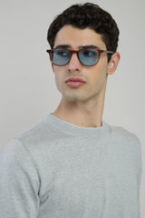 MAGLIA GIROCOLLO LINO E COTONE