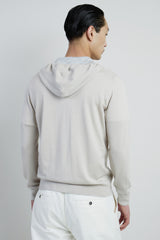 MAGLIA FULL ZIP MERINOS SETA