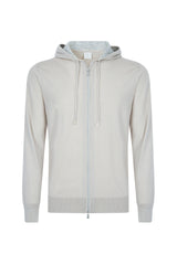MAGLIA FULL ZIP MERINOS SETA