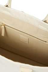 BORSA COTONE SUPER CANVAS STAMPATO E PELLE