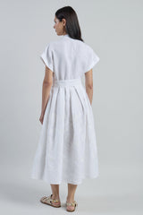VESTITO LINO CON RICAMO