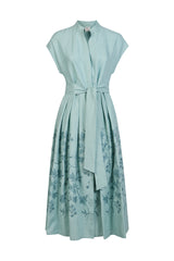 VESTITO LINO CON RICAMO