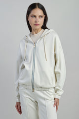 FELPA FULL ZIP VISCOSA COTONE