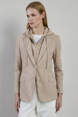 GIACCA MONOPETTO COTONE STRETCH