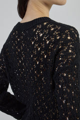 MAGLIA GIROCOLLO COTONE LINO