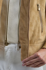 GIUBBINO IN PELLE SUEDE