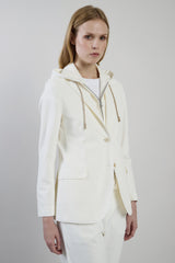 GIACCA MONOPETTO COTONE STRETCH